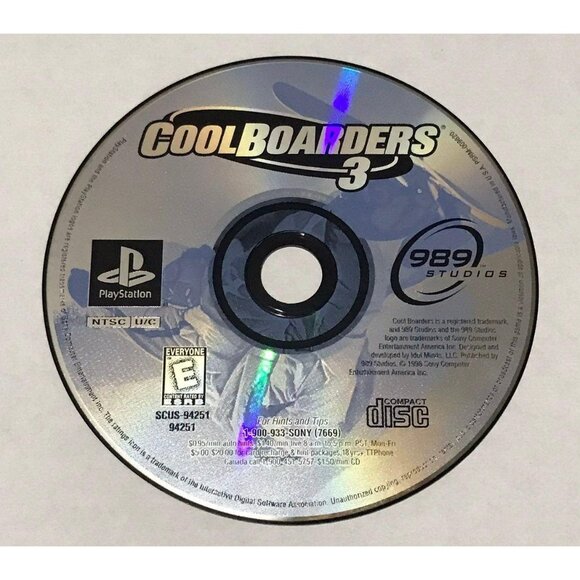 PS1: Cool Boarders 3, PlayStation - Picture 1 of 1